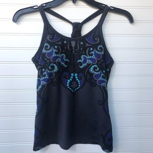 Athleta Swim/Sport Tank Top Built In Bra Support